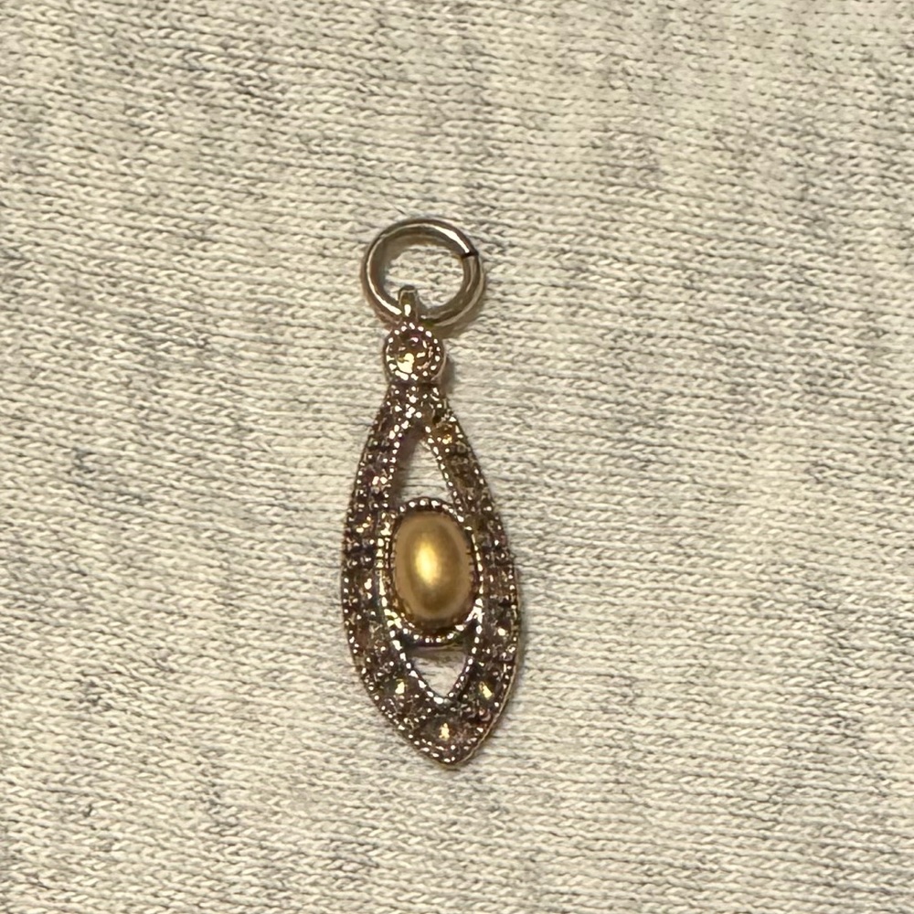 Vintage Monet Faux Pearl Pendant
